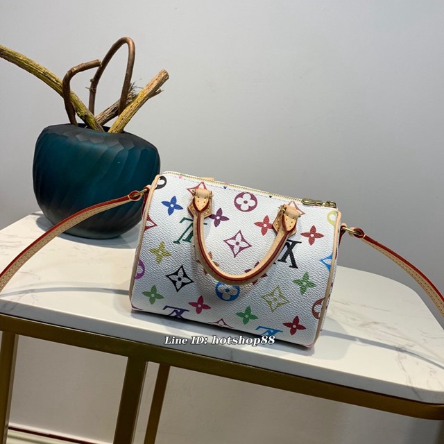 路易威登LV女包 LV迷你版手提肩背斜挎女包 M61252白彩 Nano Turenne手袋 xxlv1397